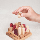 Casse-tête Château Fort en bois avec main – Jeu de logique multi-combinaisons pour enfants et adultes – Jeux Faugère