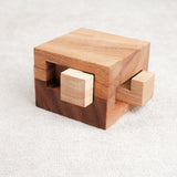 Puzzle en bois 4 Notches – Casse-tête démontable original pour développer logique et patience – Jeux Faugère