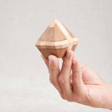 Casse-tête Le Diamant en bois – puzzle éducatif en forme de cristal