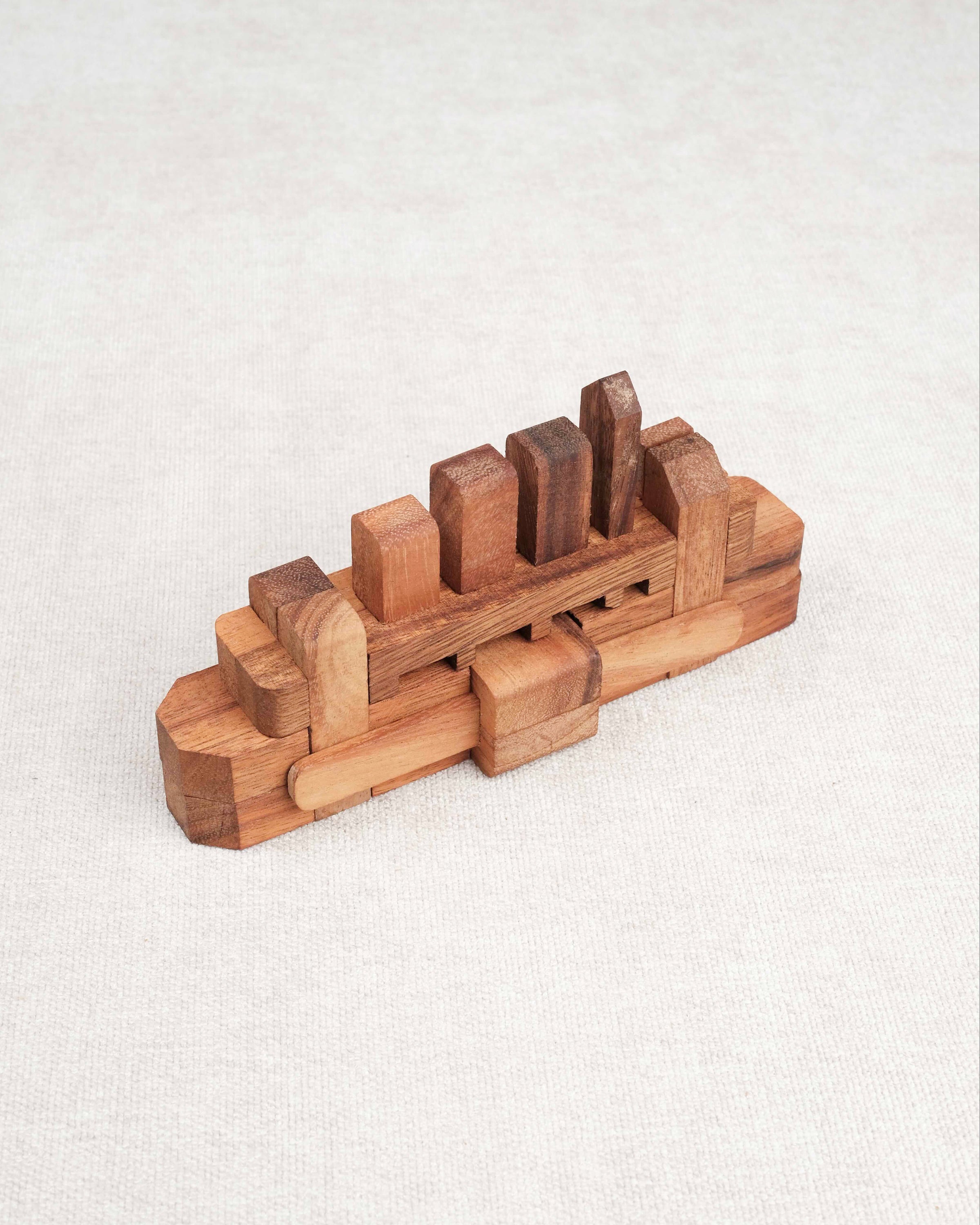 Casse-tête en bois Bateau L – puzzle 3D à démonter et remonter