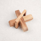 Casse-tête en bois L’X assemblé – Puzzle à démonter/remonter Jeux Faugère