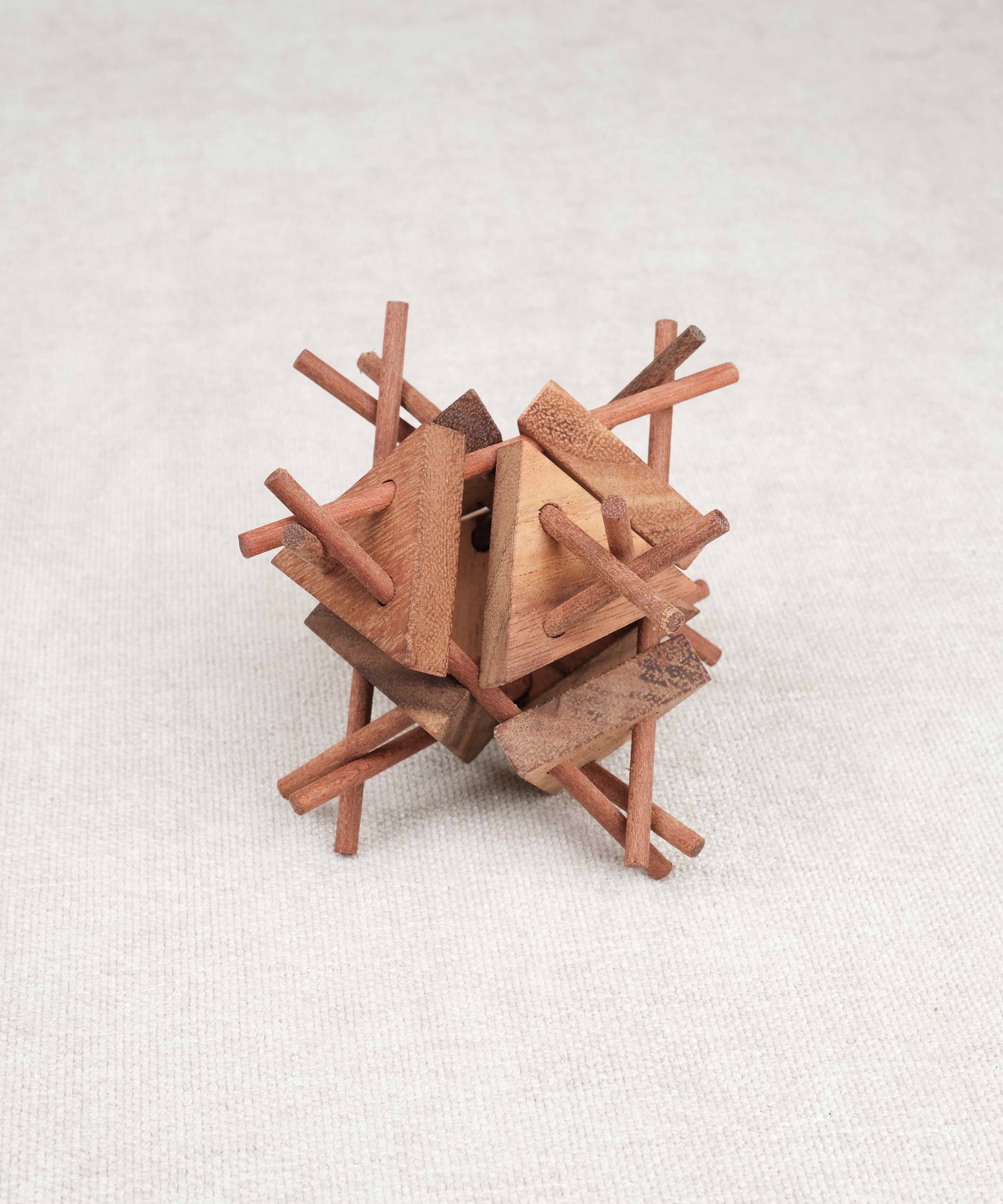 Casse-tête en bois Super Tipi – puzzle 3D à démonter et remonter