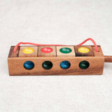 Casse-tête rectangulaire en bois avec couleurs alignées – Jeux Faugère