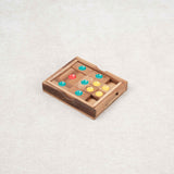 Casse-tête L’Âne rouge – M en bois – puzzle coulissant Jeux Faugère