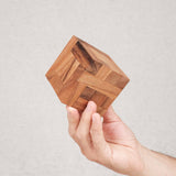 Casse-tête en bois Convolution tenu dans une main – puzzle éducatif niveau challenge suprême dès 8 ans