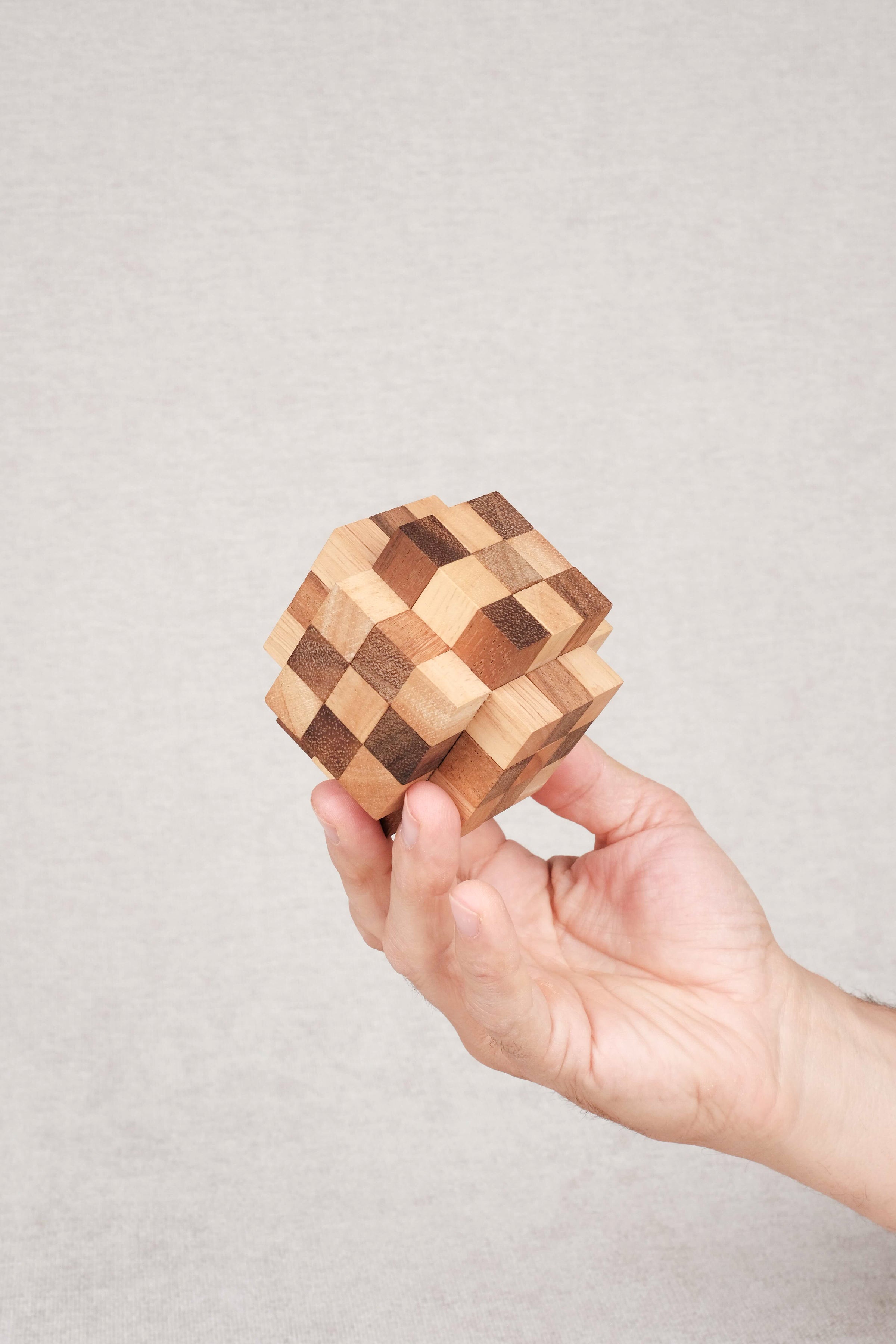 Casse-tête en bois Fonzo – puzzle éducatif à démonter et remonter dès 8 ans