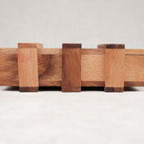 Vue du coté Double Boîte Secrète en bois – Puzzle casse-tête Jeux Faugère
