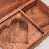 Coffret vide avec emplacement en forme de cœur – Double Tangram Cœur Jeux Faugère
