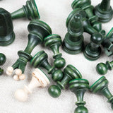 Coffret d'échecs vert grand format en bois fermé – Jeux Faugère