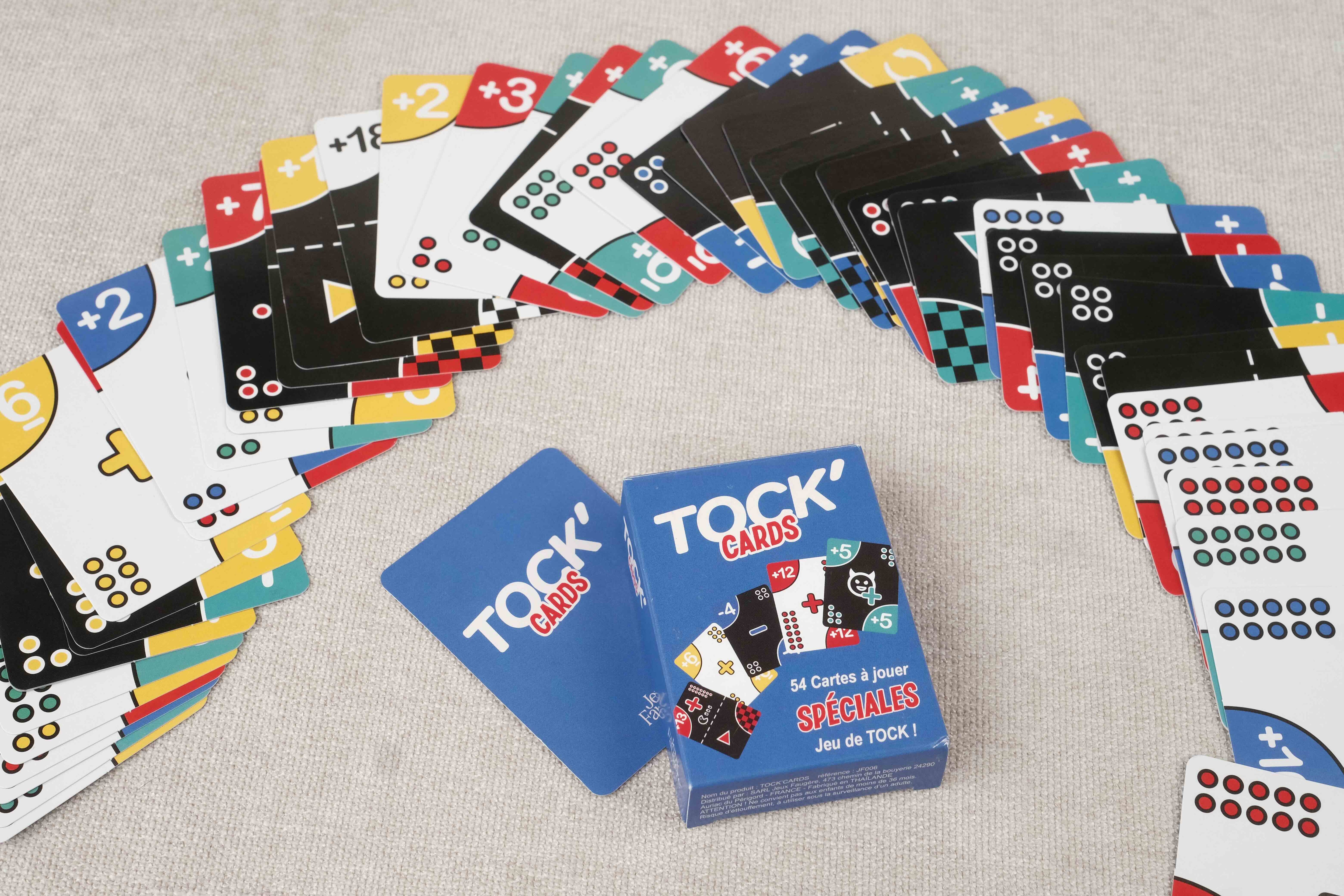 Cartes Tock’CARDS – jeu de cartes pour jeu de Tock et Toc