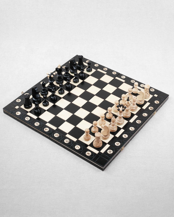 Jeu d'échec noir - XL