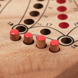 Pion coloré en bois pour le jeu de Tock 6 joueurs