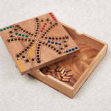 TOCK 4 joueurs version coffret bois ouvert avec pions