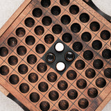 Jeu Othello Reversi en bois – plateau compact avec pions noirs et blancs