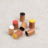 Pions sérigraphiés en bois pour jeu de dames compact