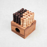 Jeu Puissance 5 3D en bois – version stratégique du Puissance 4