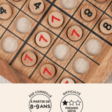 Sudoku en bois Jeux Faugère – casse-tête adulte idée cadeau, jeu de logique réutilisable dès 8 ans