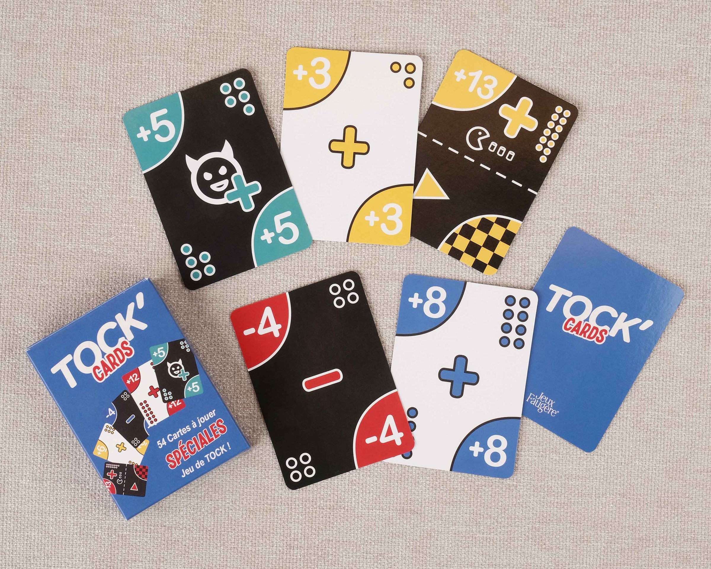 Cartes Tock’CARDS – jeu de cartes pour jeu de Tock et Toc